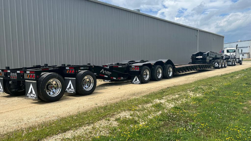 A150HDG-SF2 Heavy Haul Construction Trailer