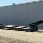 Heavy haul trailer manufactured by alpha hd trailers