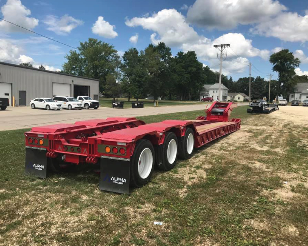 2021 A110HDG-SF Trailer in red